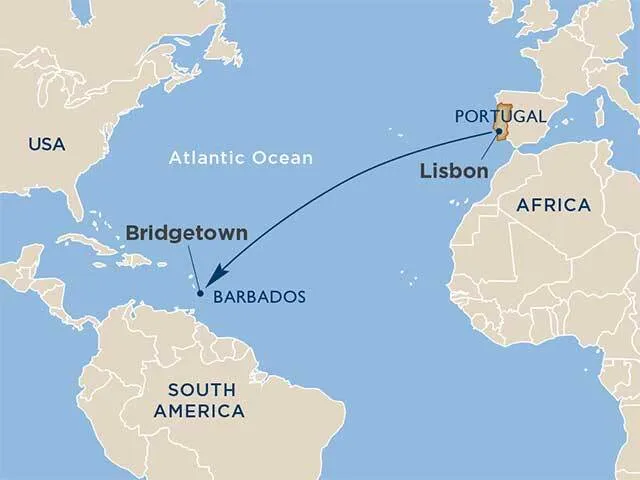 Mind, Body & Spirit Collection: Transatlantic Lisbon to Bridgetown